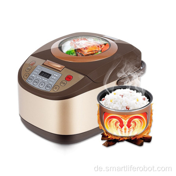 Automatischer 5-L-Reiskocher aus Edelstahl